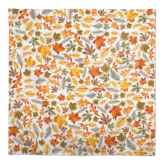 58" Fall Leaves Pattern Tablecloth